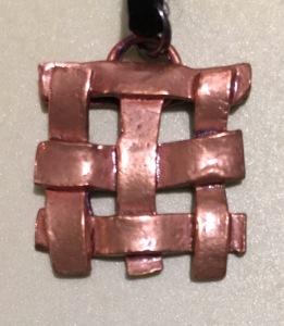 Copper Weave Pendant
